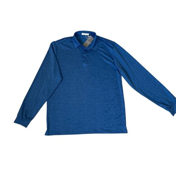 NWT Men's Golf Polo Shirts Lightweight Long Sleeve Quick Dry T-Shirt, XL - Picture 3 of 7